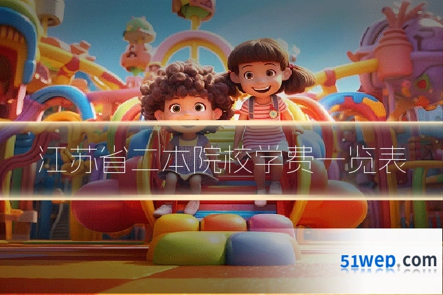 江苏省二本院校学费一览表