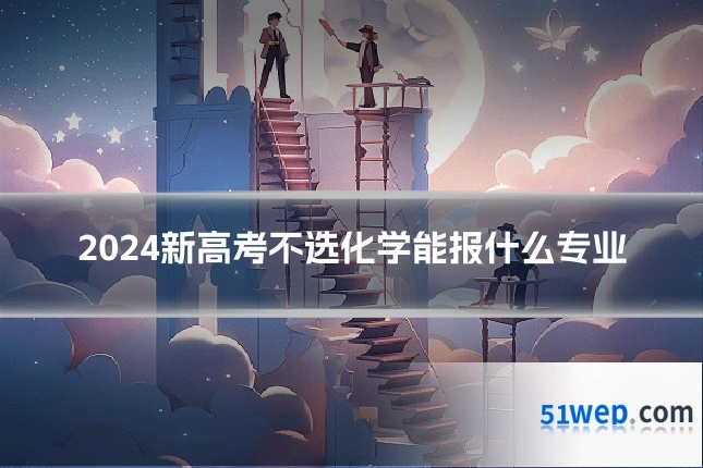 2024新高考不选化学能报什么专业