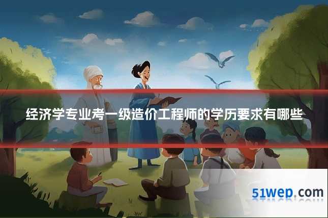 经济学专业考一级造价工程师的学历要求有哪些