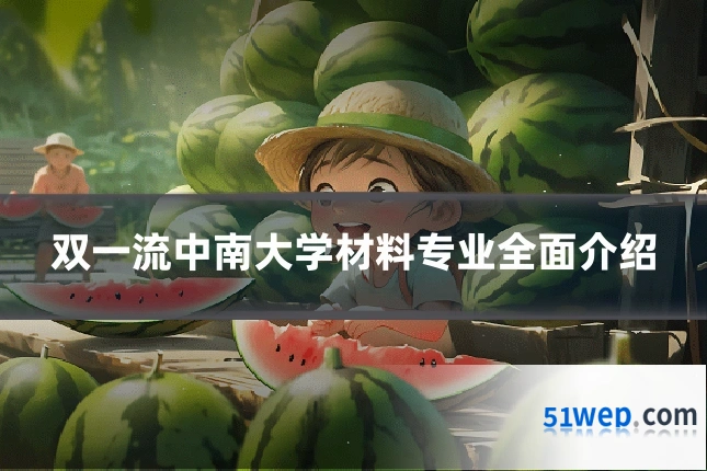双一流中南大学材料专业全面介绍