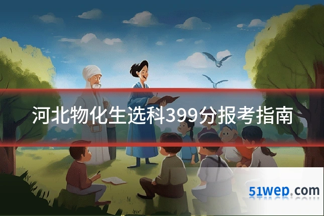 河北物化生选科399分报考指南