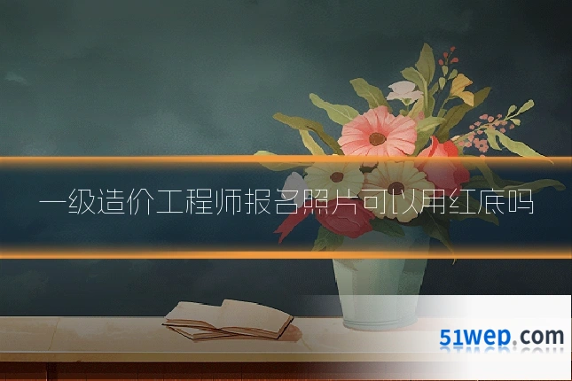 一级造价工程师报名照片可以用红底吗
