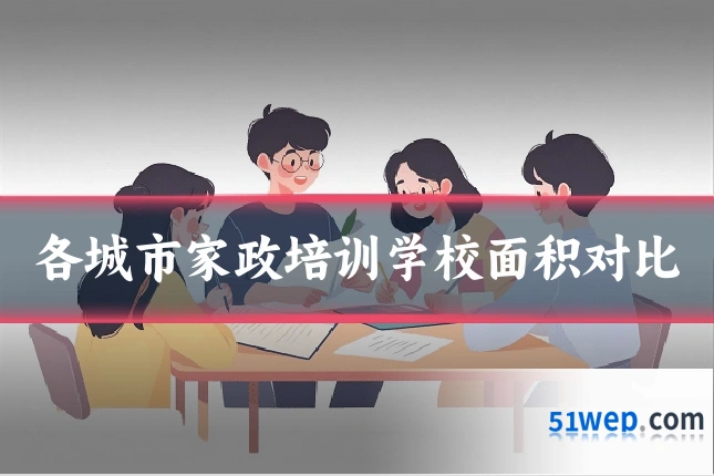 各城市家政培训学校面积对比