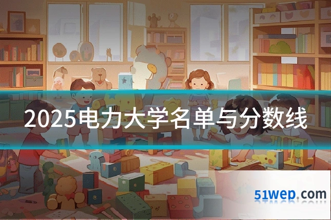 2025电力大学名单与分数线