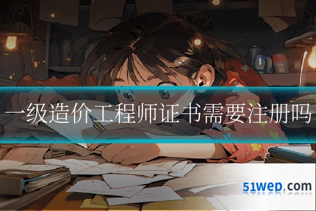 一级造价工程师证书需要注册吗