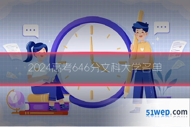 2024高考646分文科大学名单
