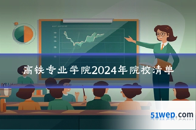 高铁专业学院2024年院校清单