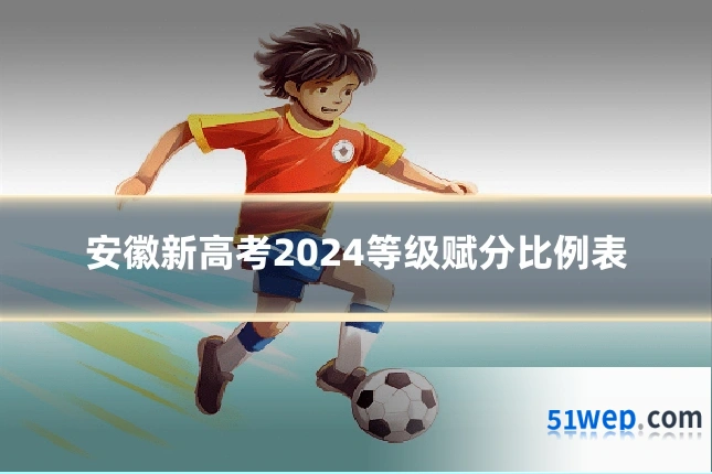安徽新高考2024等级赋分比例表