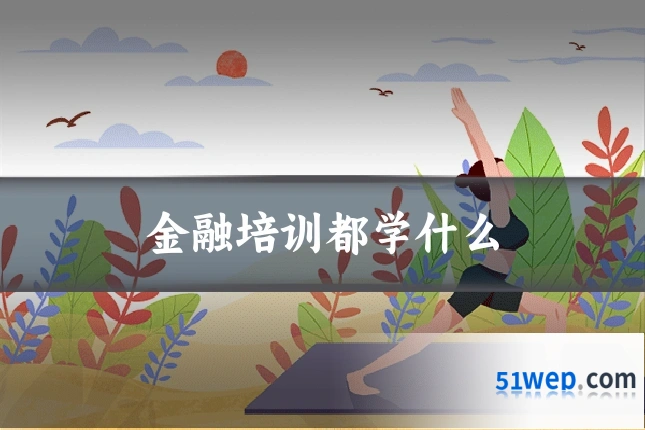 金融培训都学什么
