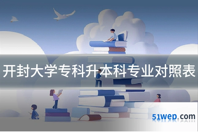 开封大学专科升本科专业对照表