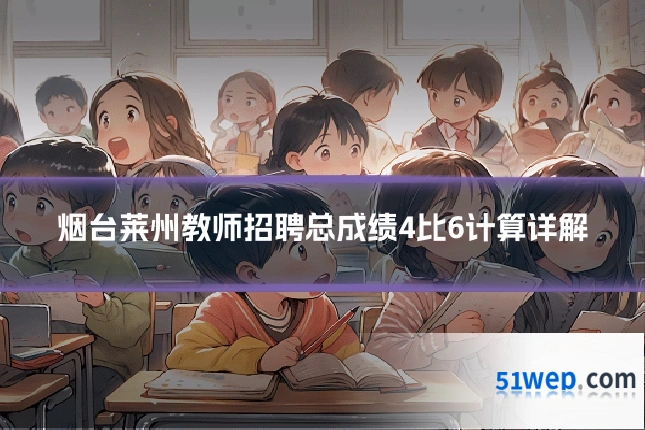 烟台莱州教师招聘总成绩4比6计算详解