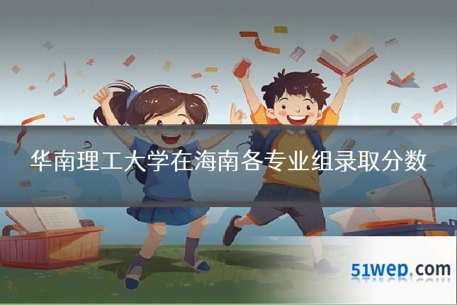 华南理工大学在海南各专业组录取分数