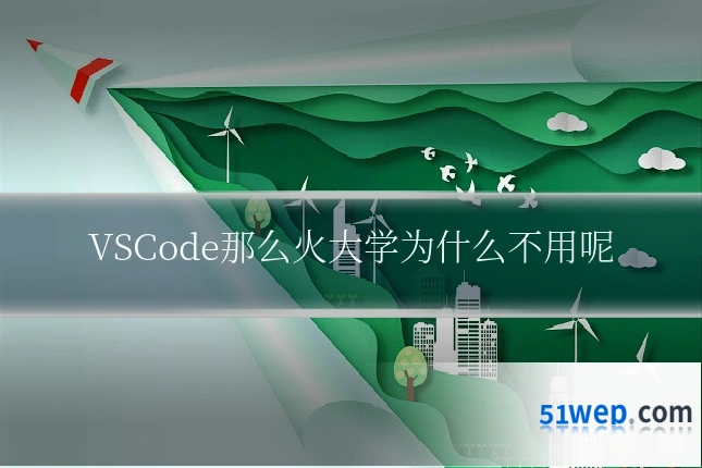VSCode那么火大学为什么不用呢