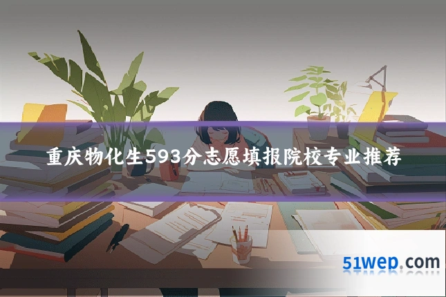 重庆物化生593分志愿填报院校专业推荐