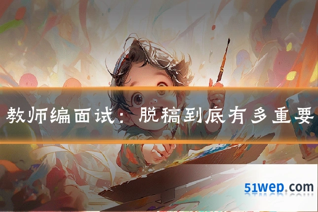教师编面试：脱稿到底有多重要