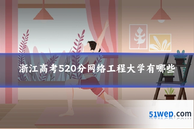 浙江高考520分网络工程大学有哪些