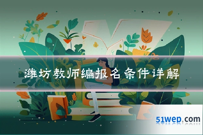 潍坊教师编报名条件详解