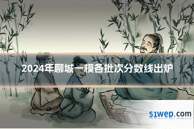 2024年聊城一模各批次分数线出炉