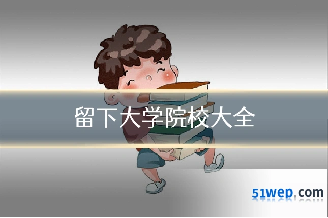 留下大学院校大全