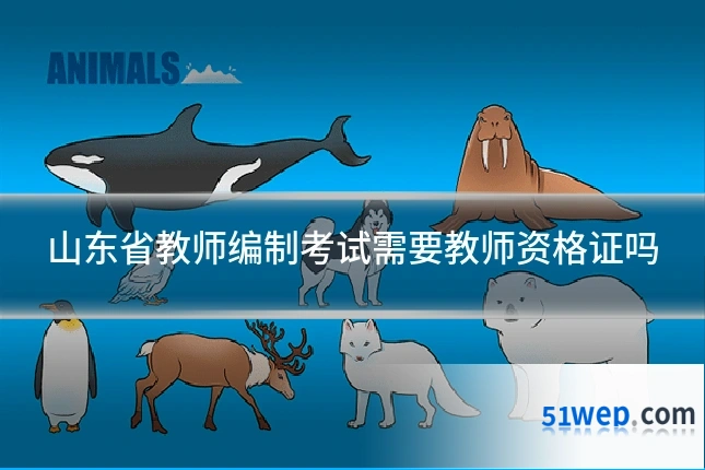 山东省教师编制考试需要教师资格证吗
