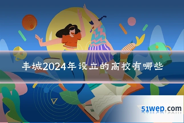 丰城2024年设立的高校有哪些