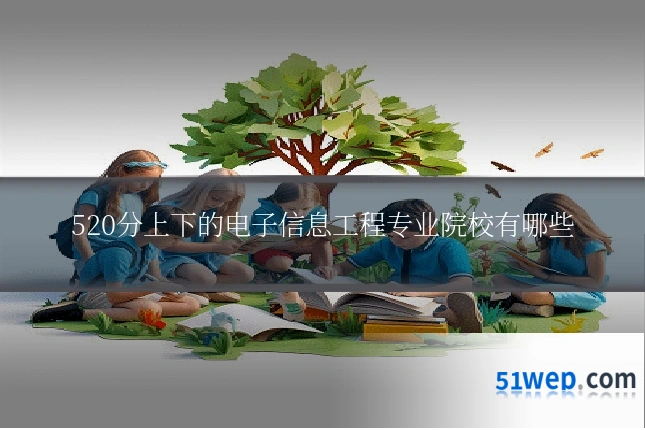 520分上下的电子信息工程专业院校有哪些