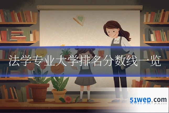 法学专业大学排名分数线一览