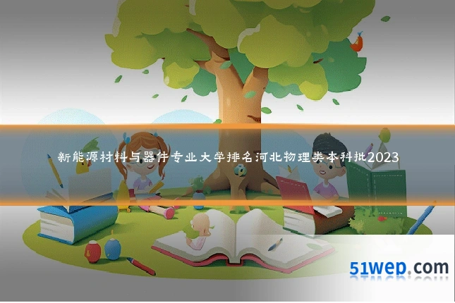 新能源材料与器件专业大学排名河北物理类本科批2023