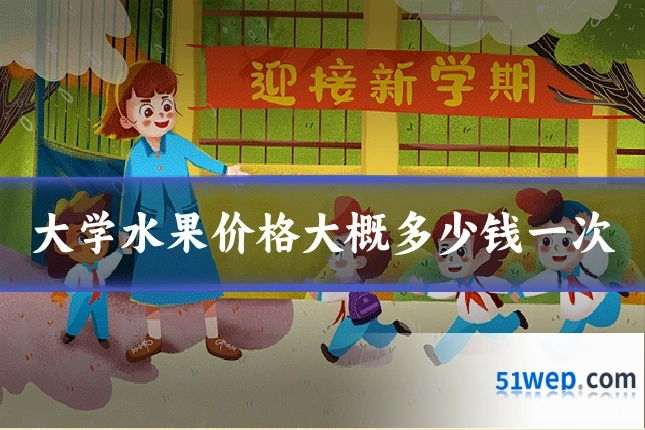 大学水果价格大概多少钱一次
