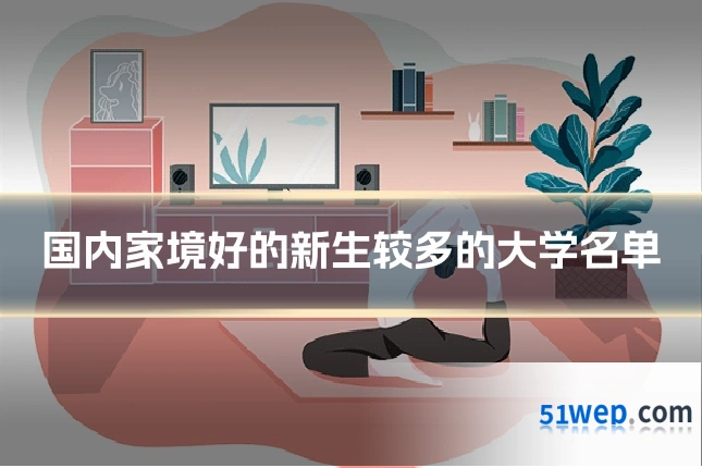 国内家境好的新生较多的大学名单