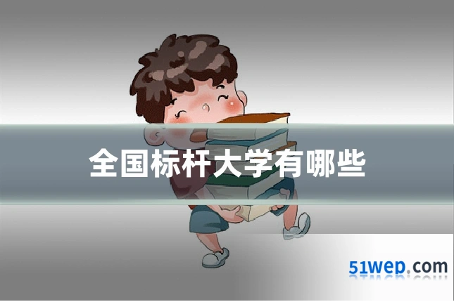 全国标杆大学有哪些