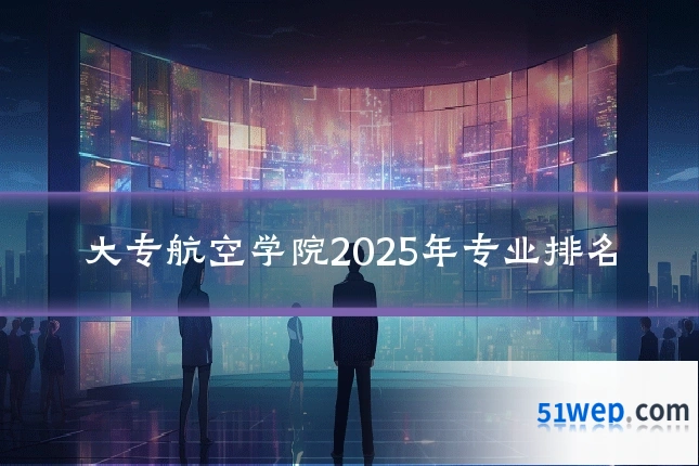 大专航空学院2025年专业排名