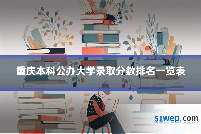 重庆本科公办大学录取分数排名一览表