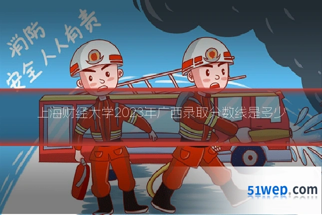 上海财经大学2023年广西录取分数线是多少