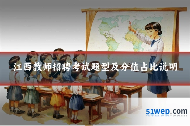 江西教师招聘考试题型及分值占比说明