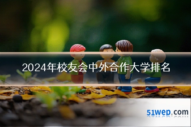 2024年校友会中外合作大学排名