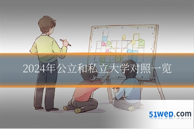 2024年公立和私立大学对照一览