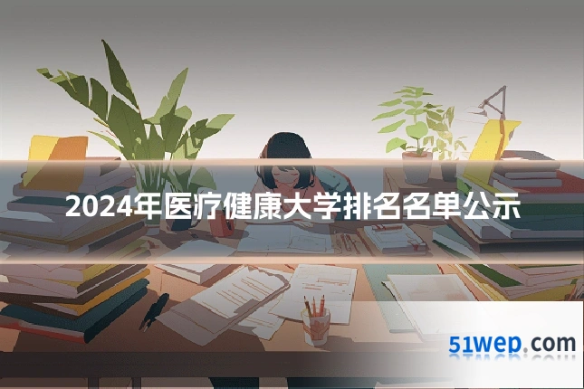2024年医疗健康大学排名名单公示