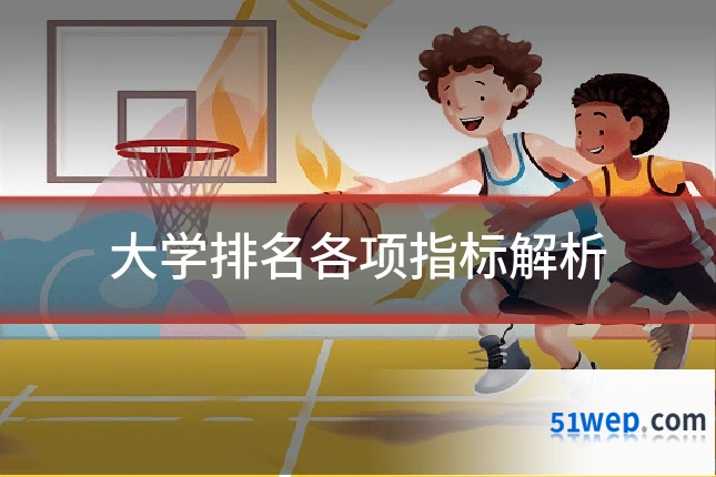 大学排名各项指标解析