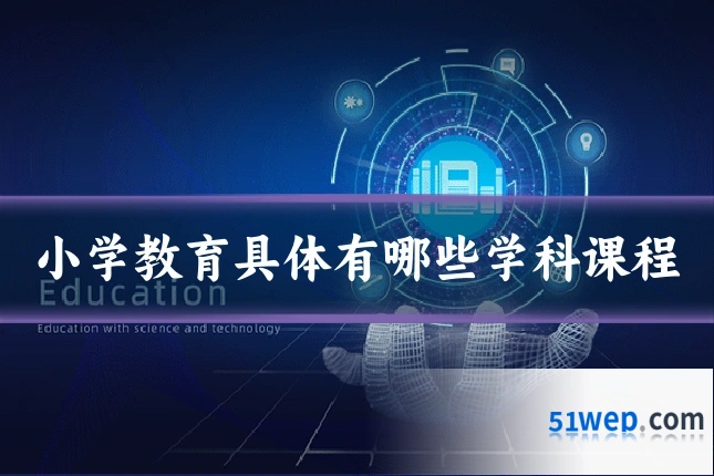 小学教育具体有哪些学科课程