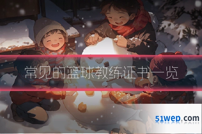 常见的篮球教练证书一览