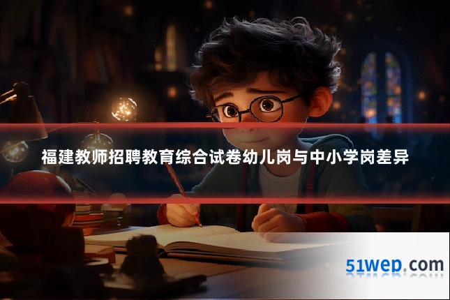 福建教师招聘教育综合试卷幼儿岗与中小学岗差异