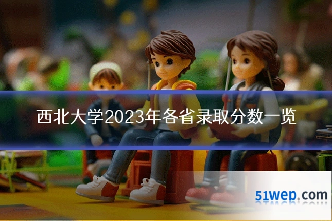 西北大学2023年各省录取分数一览