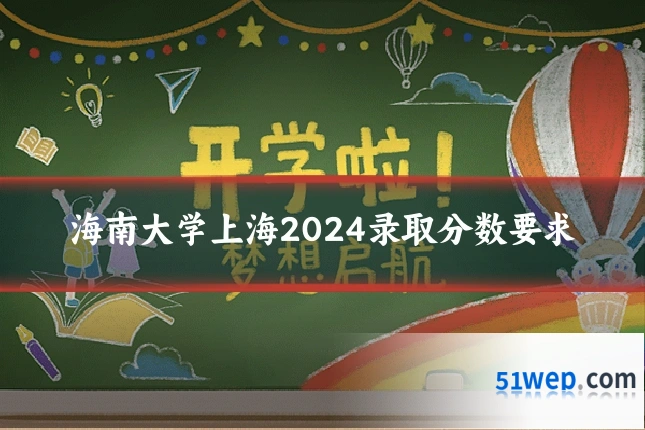 海南大学上海2024录取分数要求