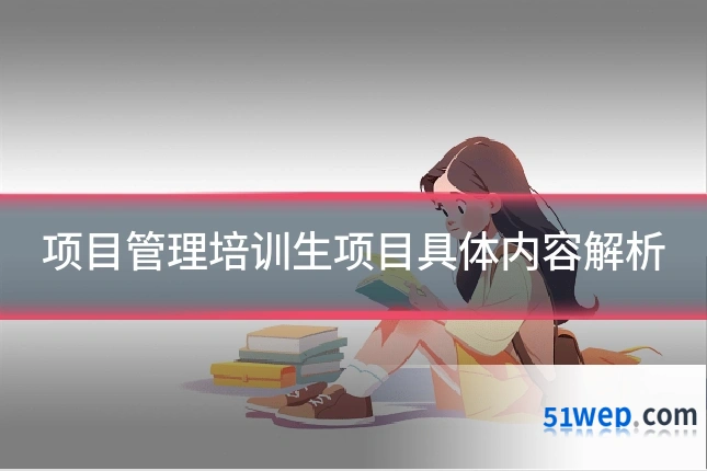 项目管理培训生项目具体内容解析