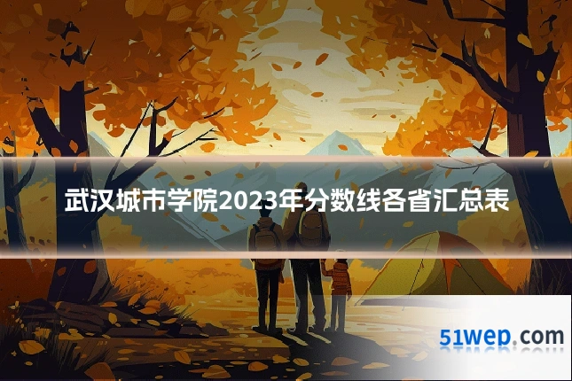 武汉城市学院2023年分数线各省汇总表