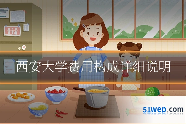 西安大学费用构成详细说明