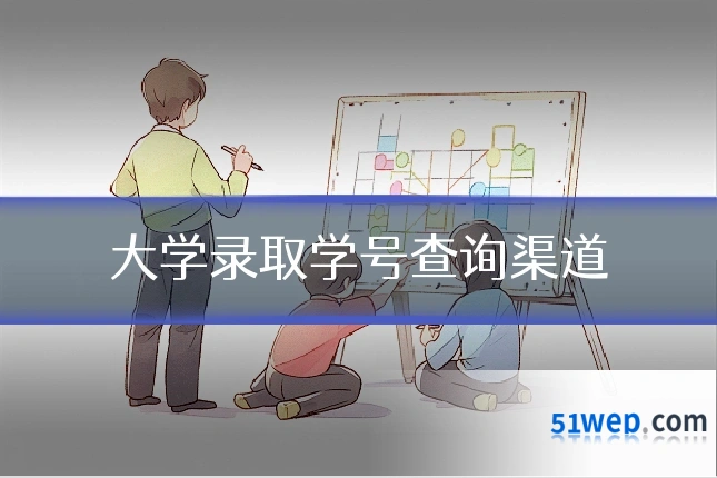 大学录取学号查询渠道