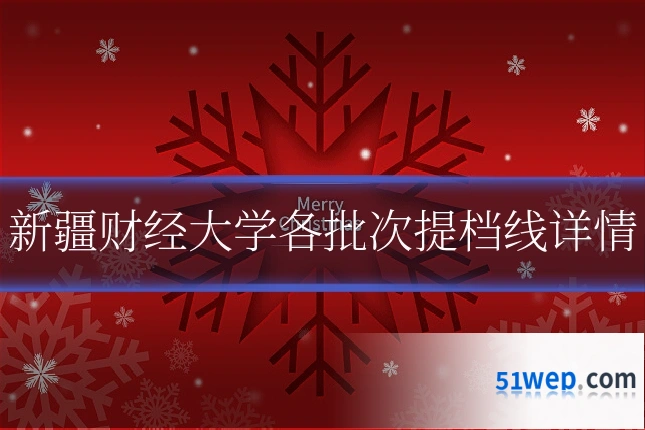 新疆财经大学各批次提档线详情