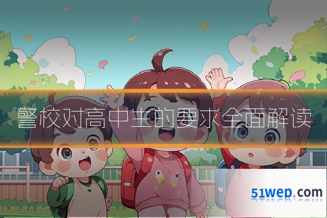 警校对高中生的要求全面解读